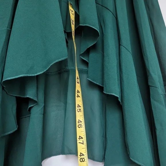 miusol green dress Moss Green Textured Mini Dress main image 1
